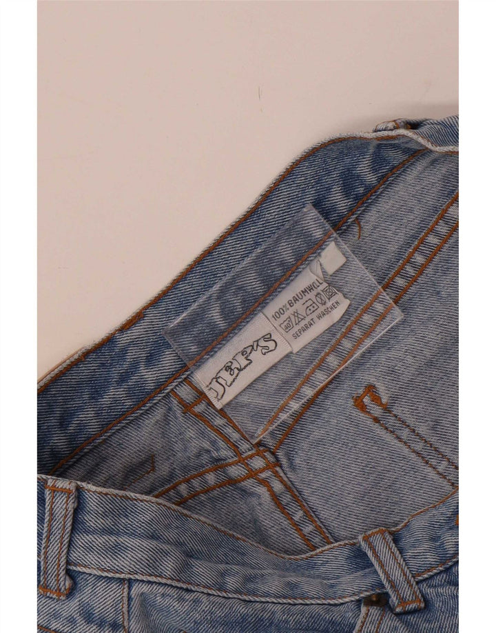 Saia jeans feminina Jep's W26 pequeno algodão azul