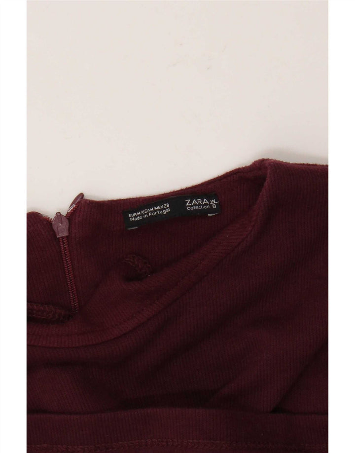 Vestido Jumper Feminino Zara Reino Unido 12 Médio Marrom