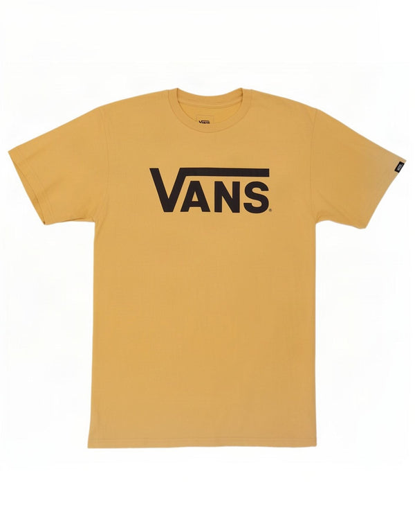 Camiseta Vans Masculina Classic Fit Graphic Top Pequeno Algodão Amarelo