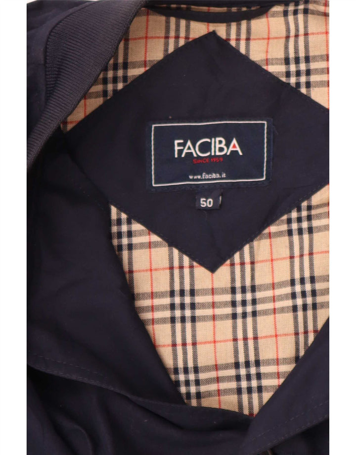 Jaqueta bomber masculina Faciba IT 50 grande azul marinho