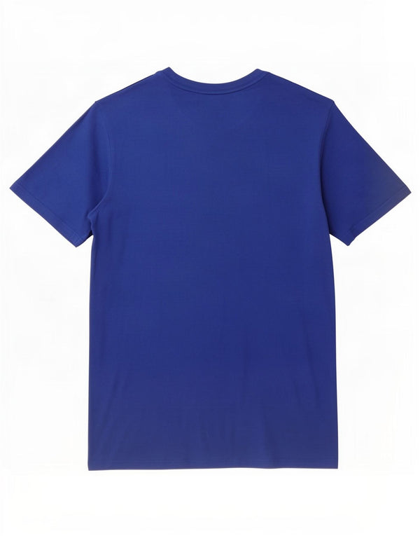 Camiseta masculina The North Face com corte atlético gráfico pequeno algodão azul