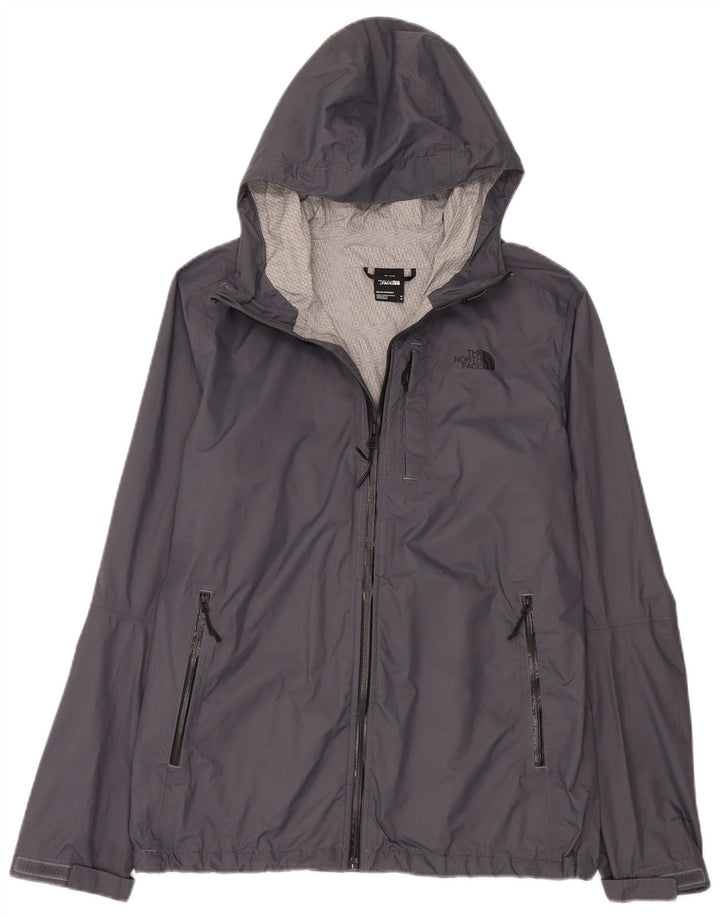 Jaqueta de chuva masculina com capuz The North Face UK 38 Nylon cinza médio