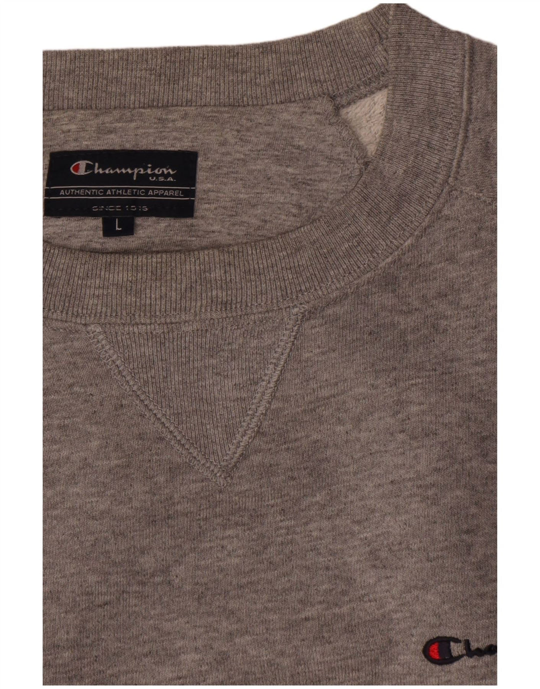 Champion moletom masculino jumper grande algodão cinza