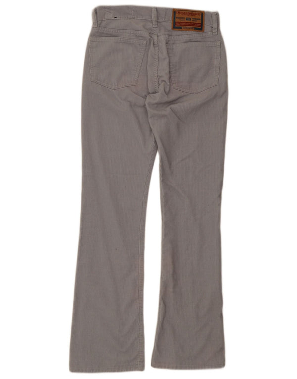 Calça feminina diesel bootcut veludo W27 L30 algodão cinza