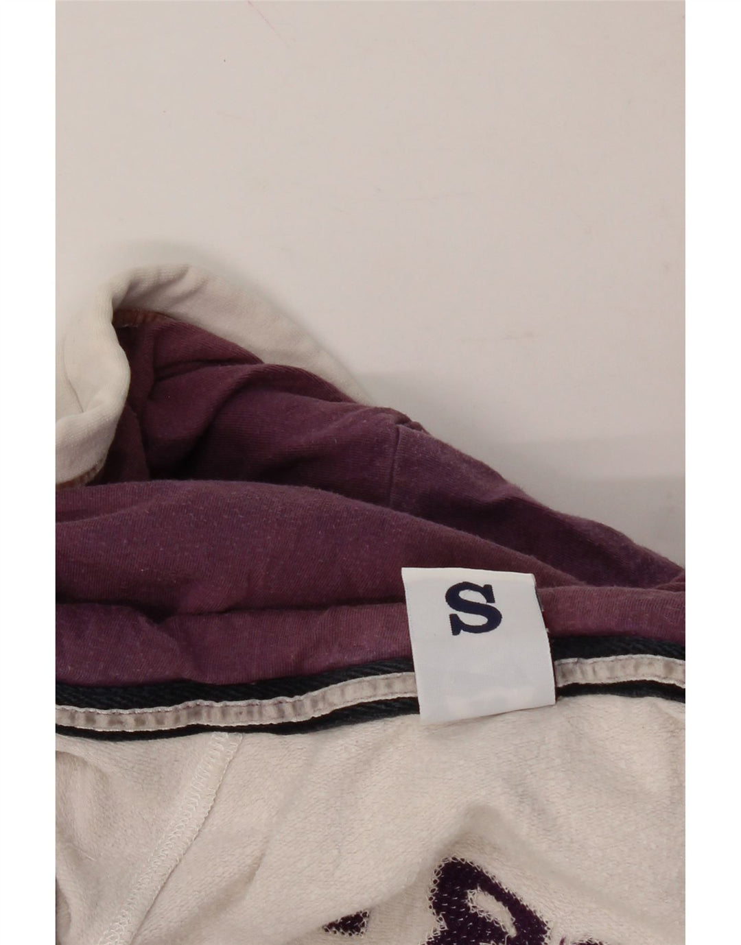 NORTH SAILS Womens Zip Hoodie Sweater UK 10 Small White Cotton Vintage North Sails and Second-Hand North Sails from Messina Hembry 