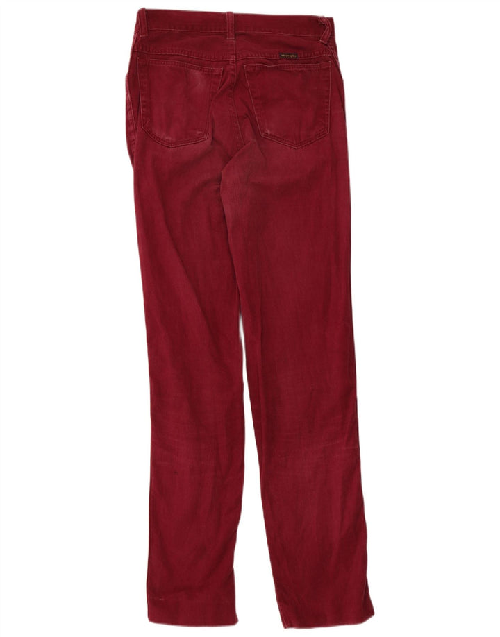 Jeans retos femininos WRANGLER W30 L31 Borgonha