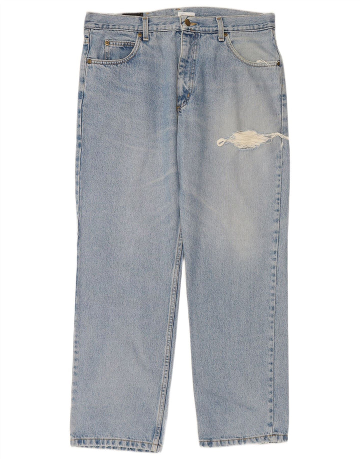 Jeans retos masculinos LEE W36 L30 algodão azul