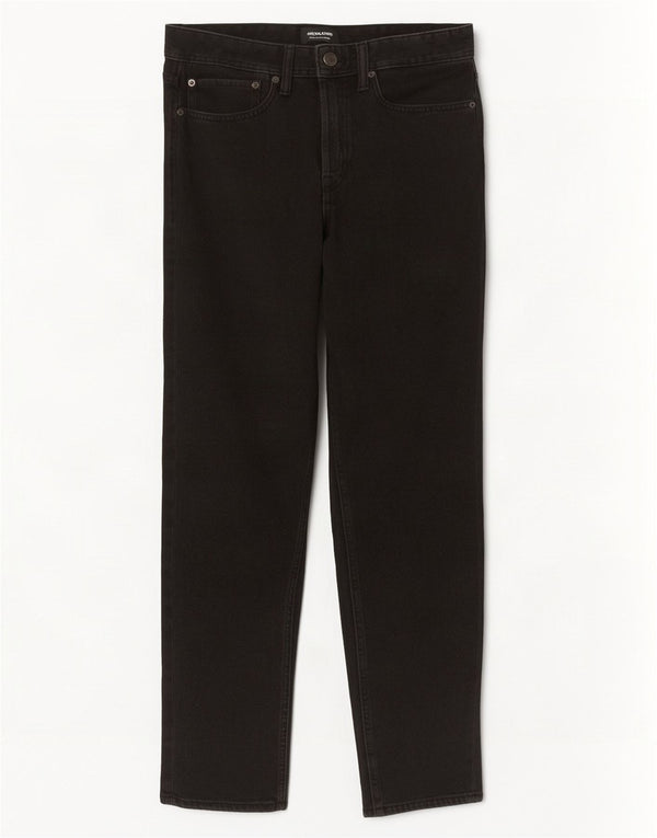 Jeans retos masculinos Jack & Jones W32 L32 algodão preto
