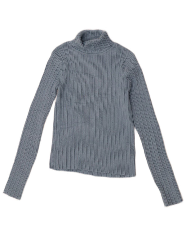 Suéter Zara Girls com gola redonda 11-12 anos azul viscose