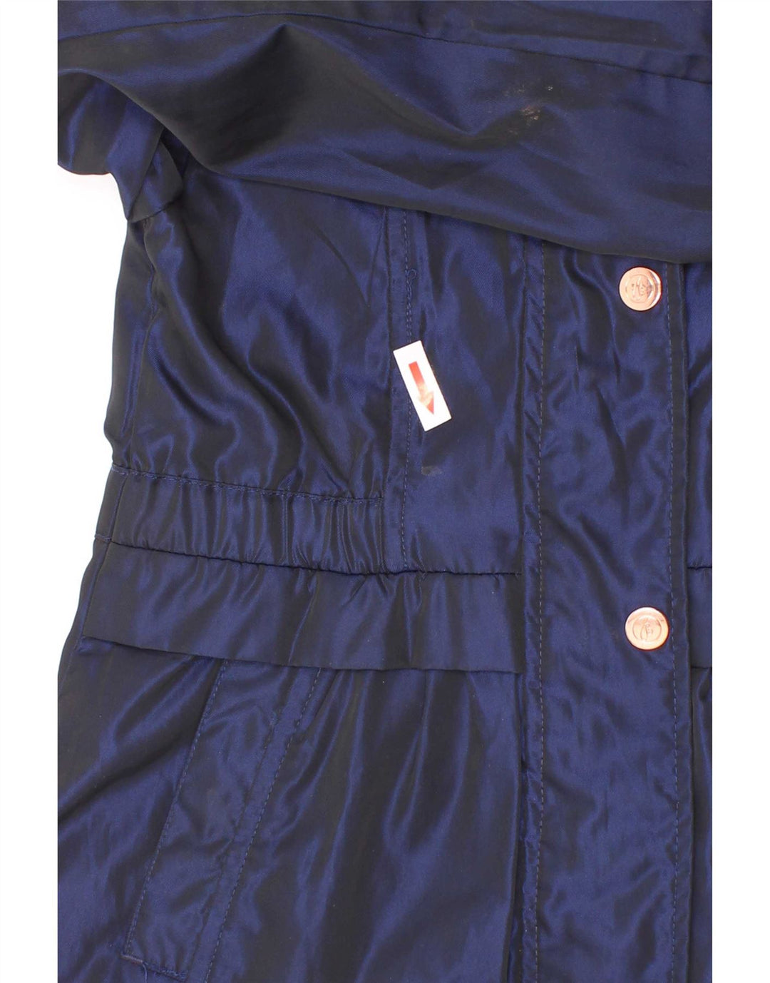Capa de chuva com capuz para meninas Ted Baker 7-8 anos azul marinho