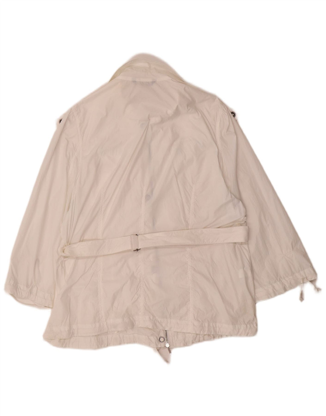 Jaqueta bomber feminina Stefanel EU 38 médio branco nylon