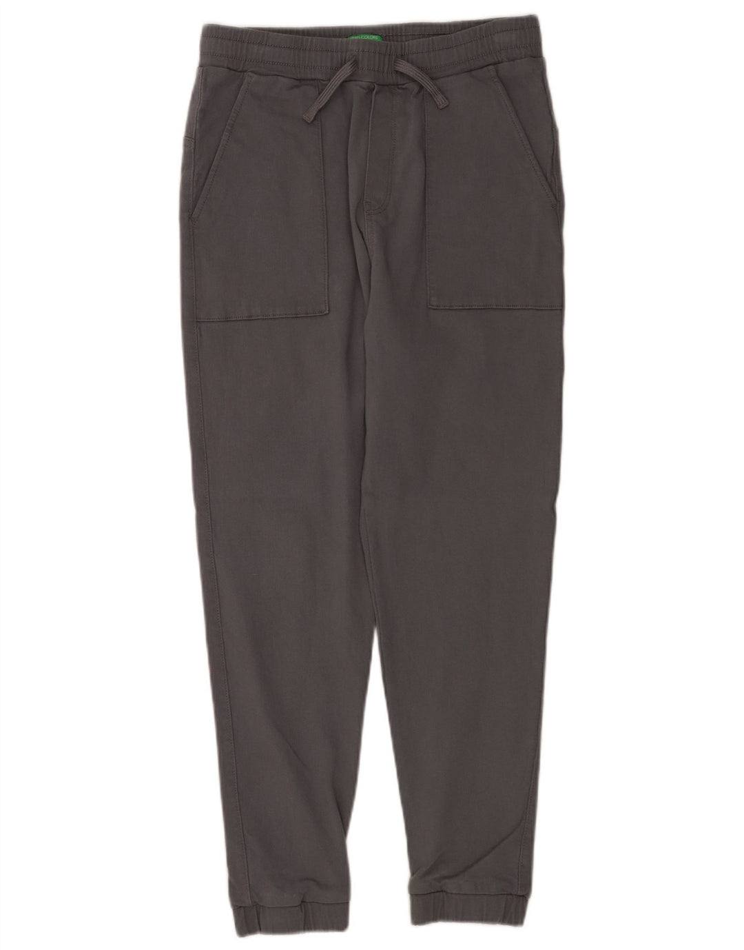 Calça jogger feminina Benetton Chino W30 L26 cinza
