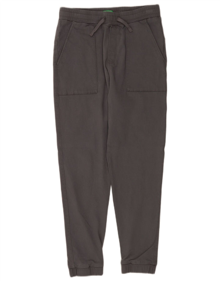 Calça jogger feminina Benetton Chino W30 L26 cinza