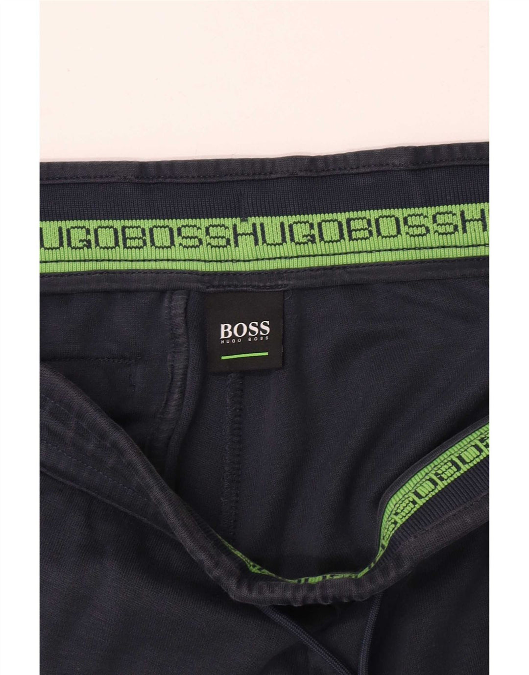Hugo Boss Calça de treino masculina Joggers pequeno azul marinho