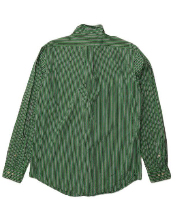 Polo Ralph Lauren Mens Custom Fit Camisa Tamanho 40/41 16 Grande Listra Verde