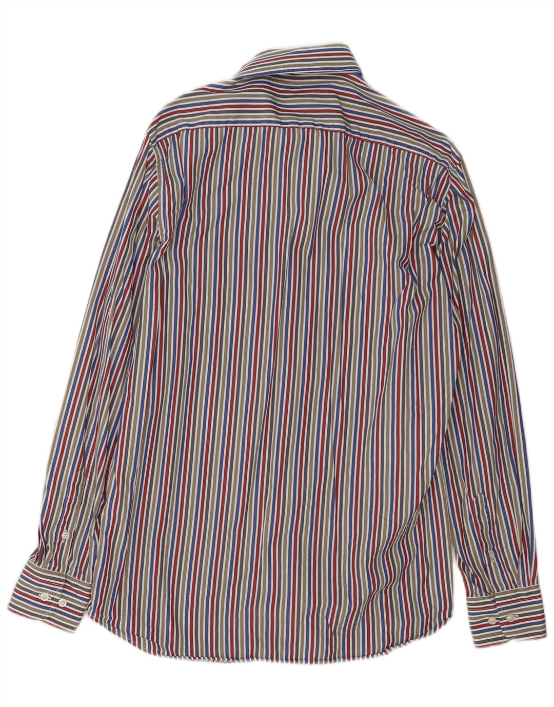 Camisa masculina Paul & Shark tamanho 40 algodão listrado multicolorido médio