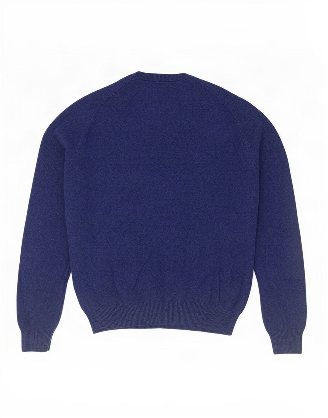 Suéter masculino Marks & Spencer Blue Harbor com gola redonda, lã de cordeiro média