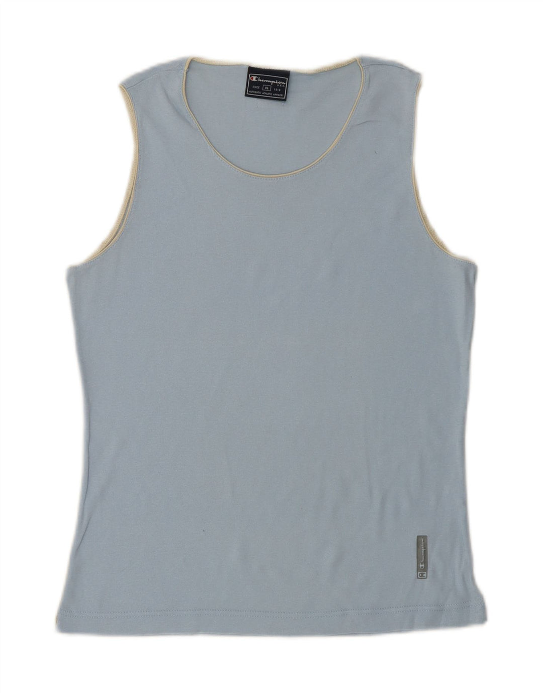 CHAMPION Colete feminino Top UK 18 XL algodão azul