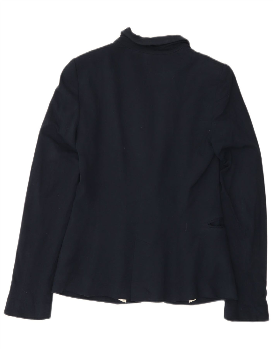 Jaqueta blazer feminina Zara com 1 botão Reino Unido 10 pequena azul marinho