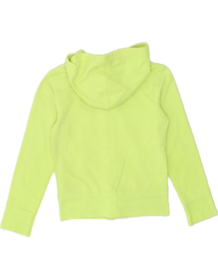 GAP Girls Graphic Zip Hoodie Sweater 8-9 Years Medium Green Cotton Vintage Gap and Second-Hand Gap from Messina Hembry 