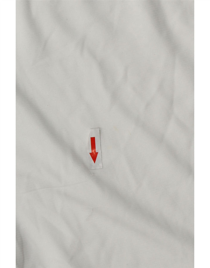 Nike Mens Dri Fit Sport Shorts Médio Branco Poliéster
