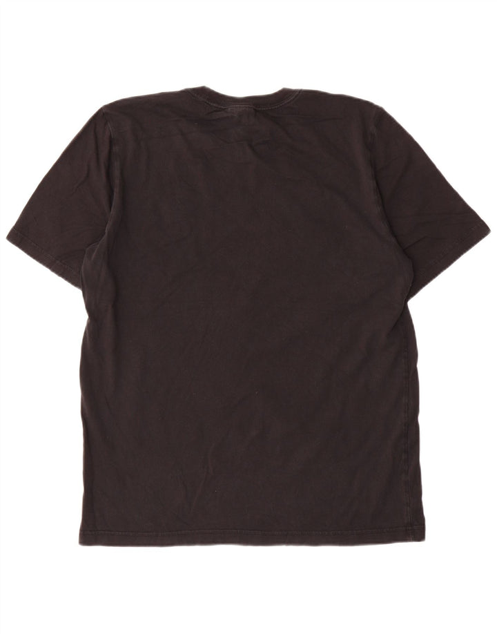 Adidas Mens Camiseta Top Médio Algodão Preto