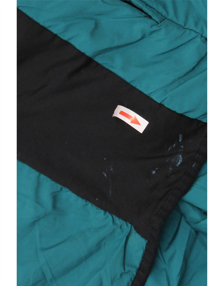 Jaqueta feminina de agasalho Marks & Spencer Reino Unido 14 grande bloco colorido verde