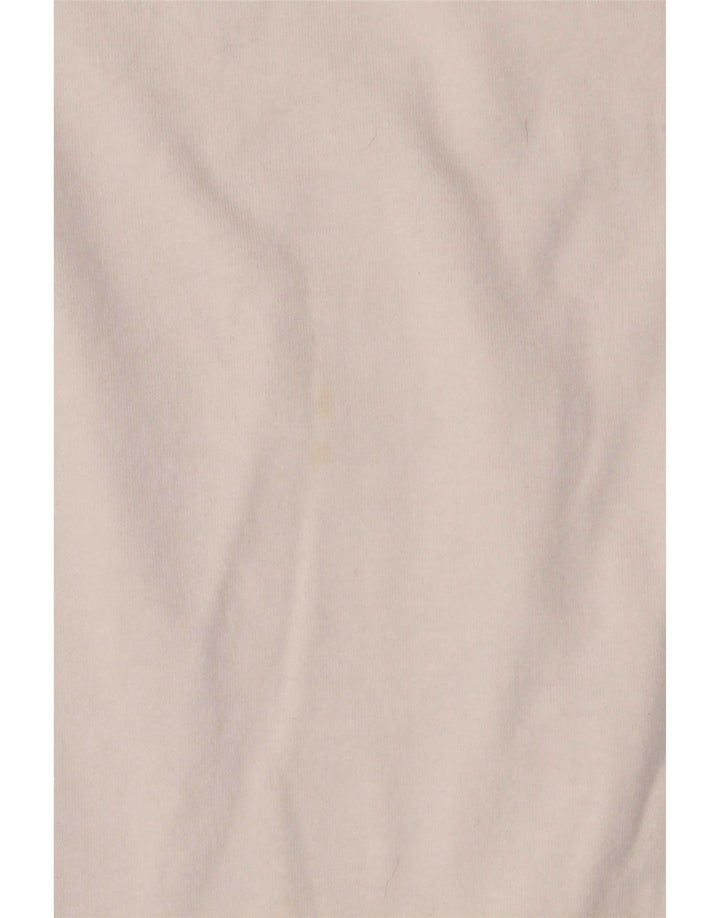 Top gráfico masculino Marlboro Classics manga comprida XL algodão branco