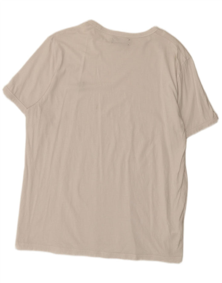 Camiseta masculina Fred Perry Top XL algodão branco