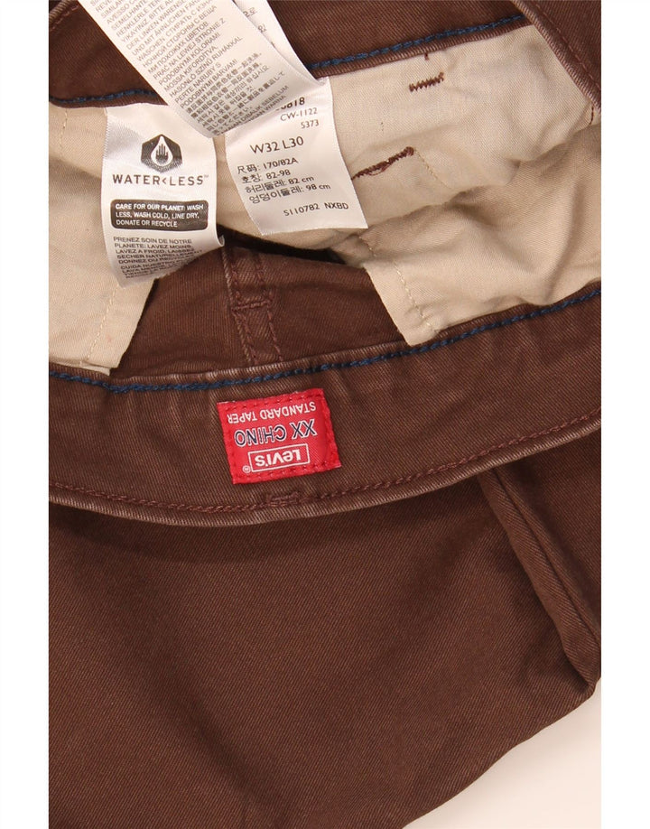 Calça Chino Feminina Slim LEVI'S W32 L30 Algodão Marrom
