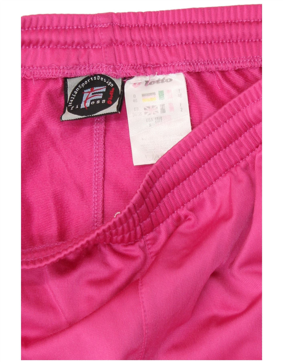 Calça de treino masculina Lotto Reino Unido 36/38 poliéster rosa pequeno