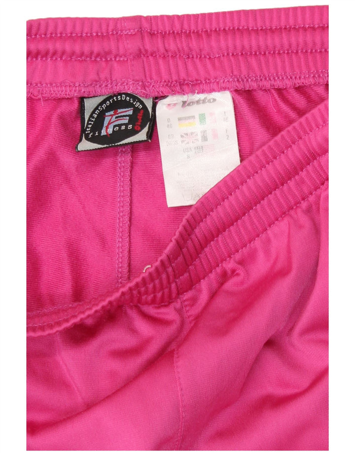 Calça de treino masculina Lotto Reino Unido 36/38 poliéster rosa pequeno