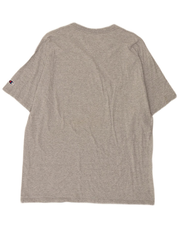 Camiseta masculina Champion Rice University com estampa gráfica XL algodão cinza