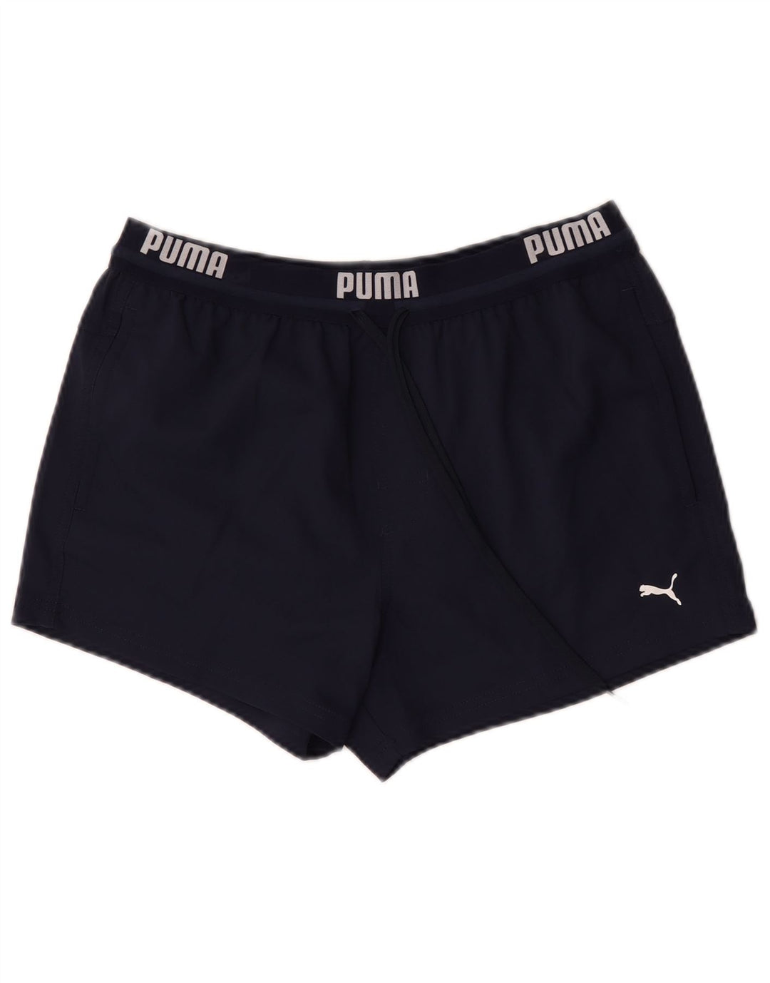 Puma Mens Graphic Sport Shorts Médio Azul Marinho Poliéster