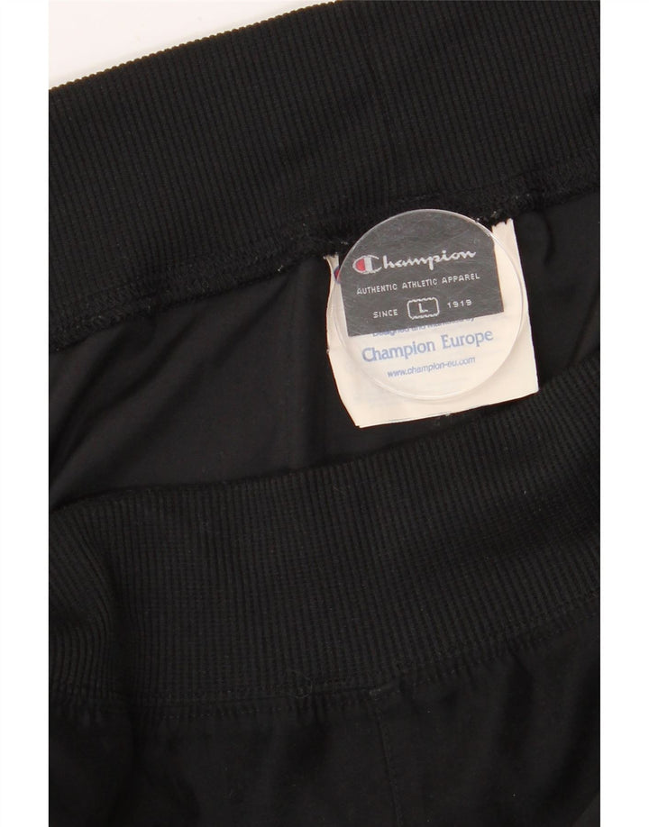 Calça de treino feminina Champion UK 14 grande poliéster preto