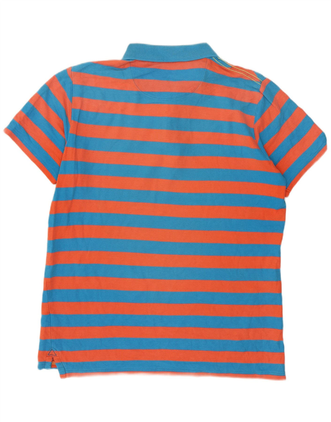 Camisa polo de rugby masculina Fat Face algodão listrado vermelho médio