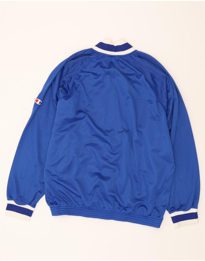 Champion Mens Loose Fit Treino Top Jaqueta XL Poliéster Azul