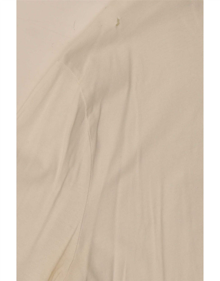 Camiseta masculina Fila Top pequeno algodão listrado branco