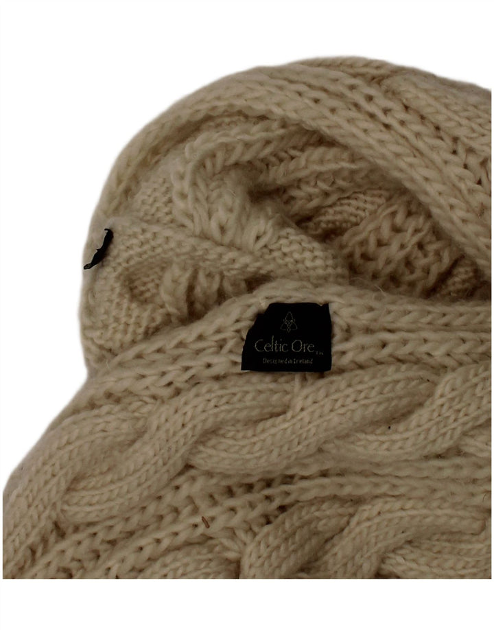 Cachecol Snood de malha feminina Celtic Ore tamanho único fora do inverno branco de poliéster