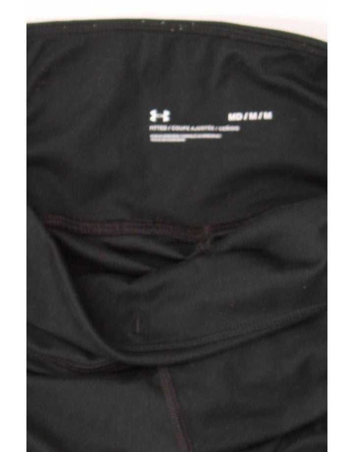 Leggings justas femininas Under Armour UK 12 poliéster preto médio