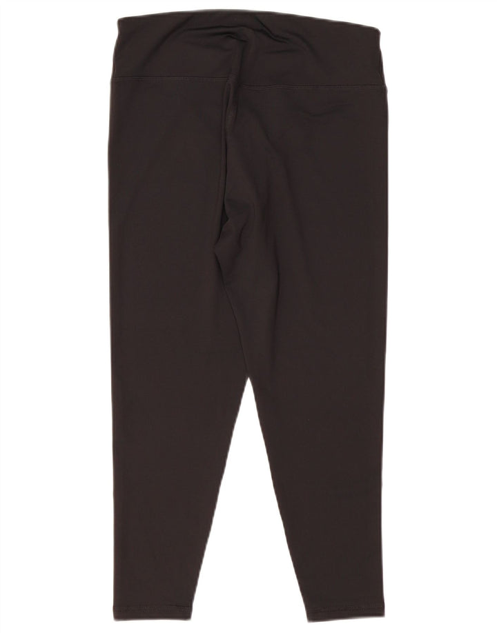 Puma Womens Capri Leggings UK 14 Médio Preto Poliéster