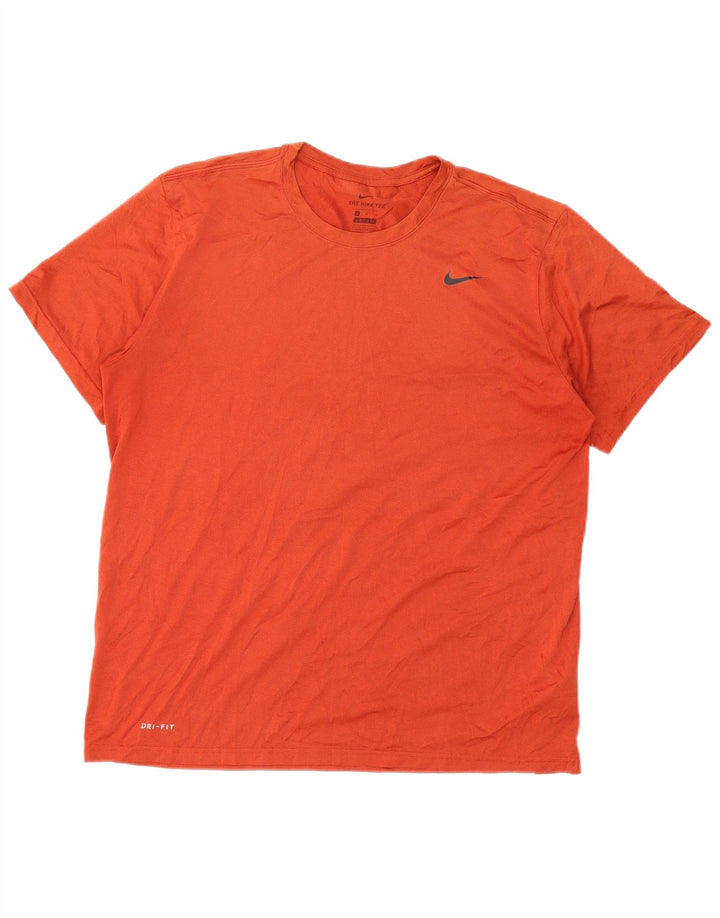 Camiseta Nike Masculina Dri Fit Top XL Laranja Poliéster