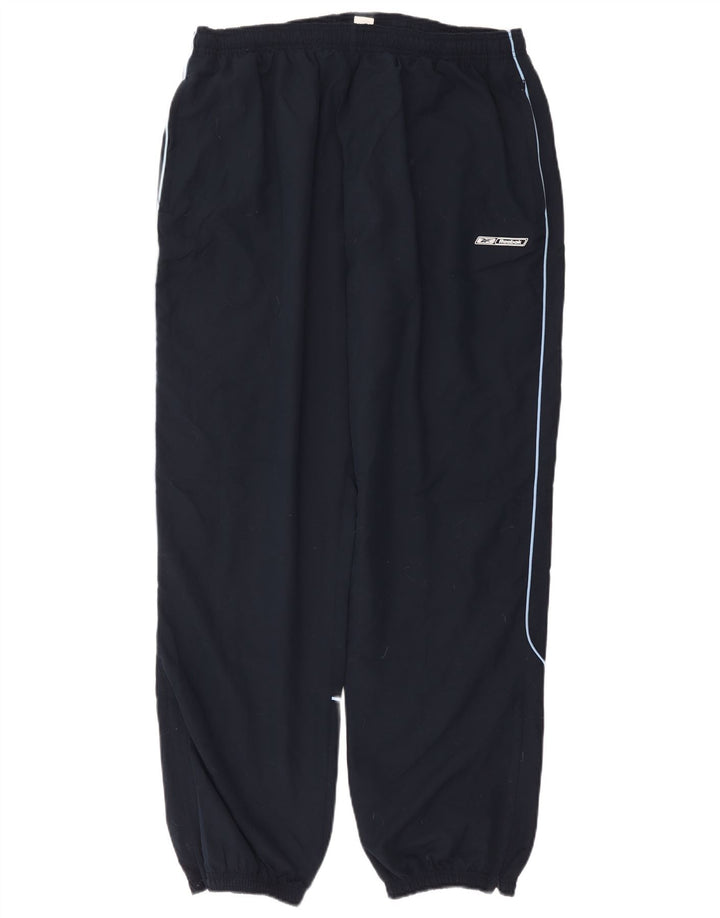 Calça de treino masculina Reebok Joggers 2XL azul marinho poliéster
