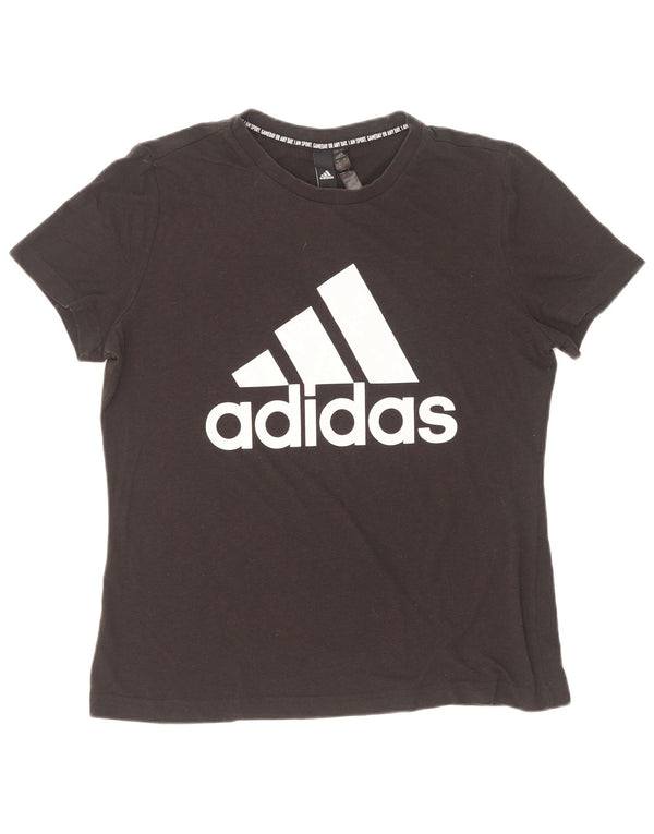 Camiseta Adidas Feminina Gráfica Top UK 16/18 Grande Preto