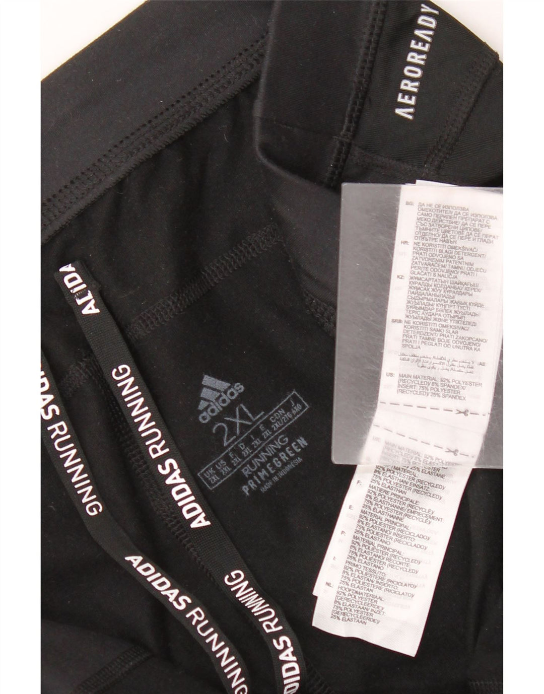 Calça Adidas Aeroready Feminina UK 20 2XL Poliéster Preto