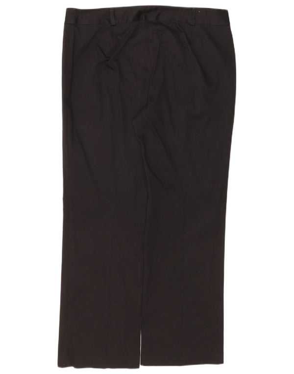 Calça casual feminina Marks & Spencer Bootcut Reino Unido 16 grande W38 L30 preta