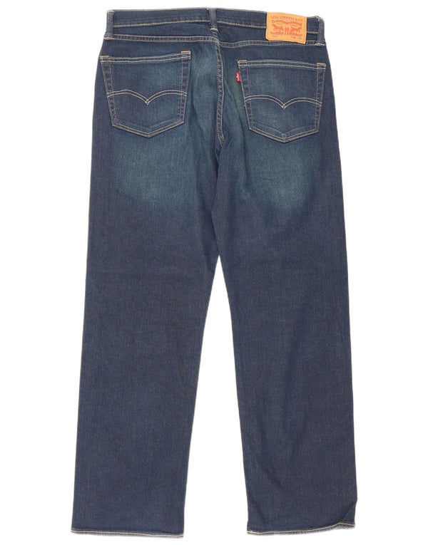 Calça jeans masculina Levi's 751 Straight W34 L32 azul marinho algodão