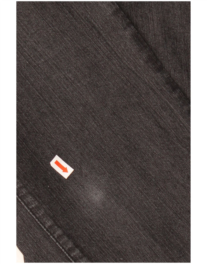 Jeans retos femininos TRUSSARDI W25 L29 algodão preto