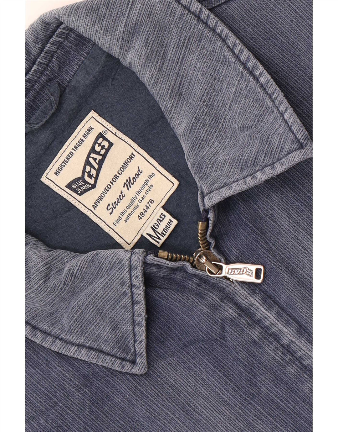 Jaqueta utilitária masculina Gas UK 38 azul médio