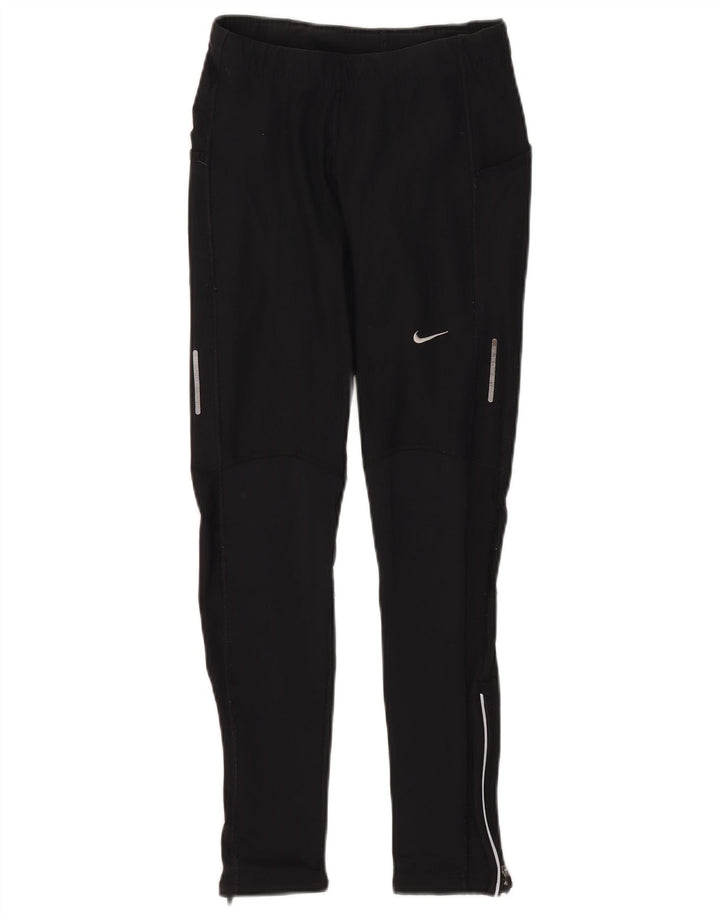 Leggings Nike Dri Fit Femininas UK 8 Pequenas Poliéster Preto